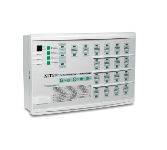 کنترل پنل اعلام حریق 6 زون ZX_1800_6 زیتکس